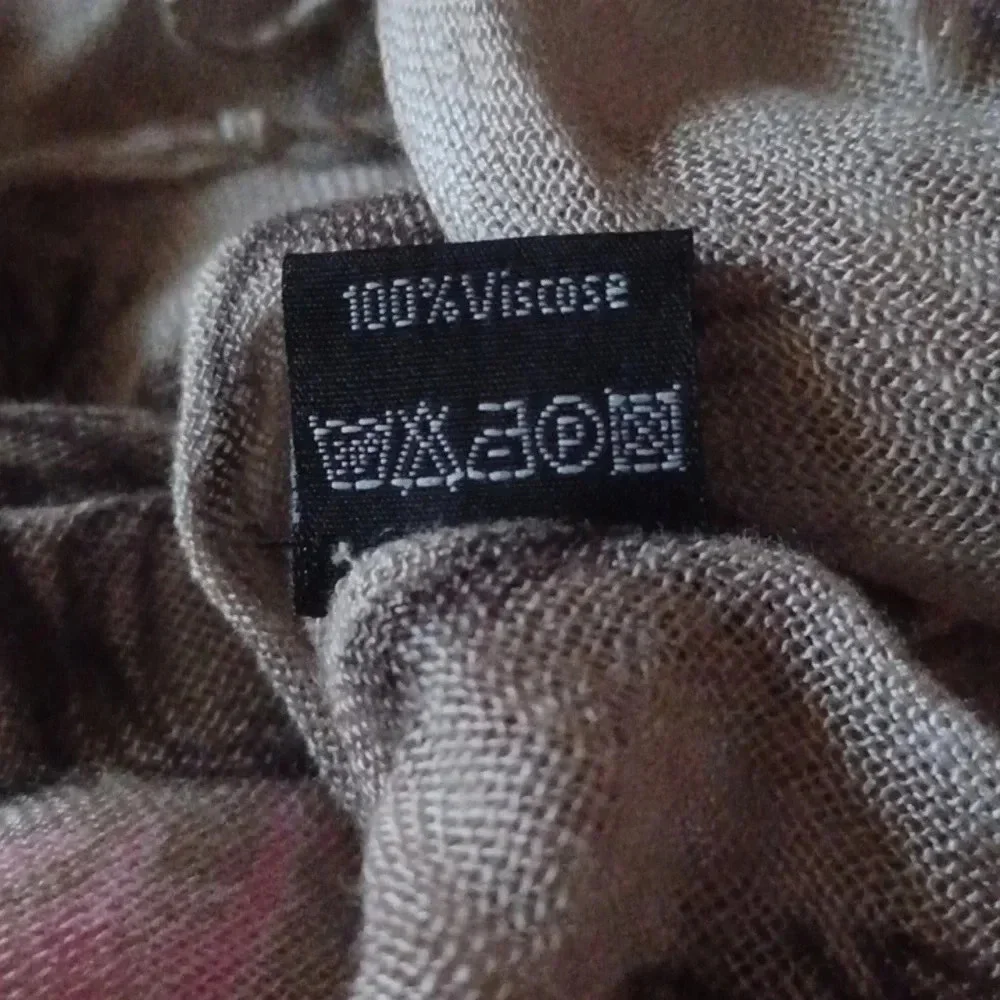 2 light Brown  scarves